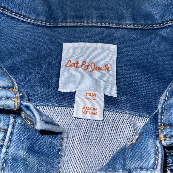 Carter’s | jean jacket | 12 month - Picture 3 of 7